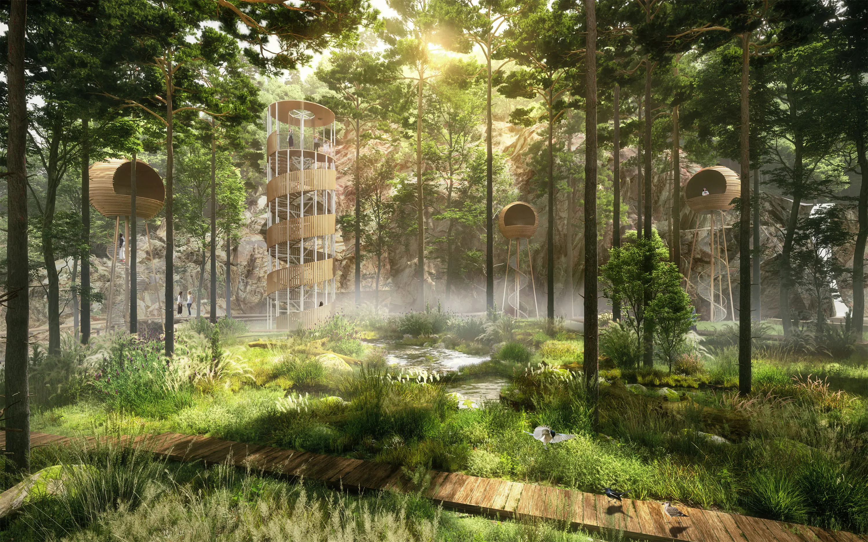 Qingdao Fushan Forest Park-lay-out