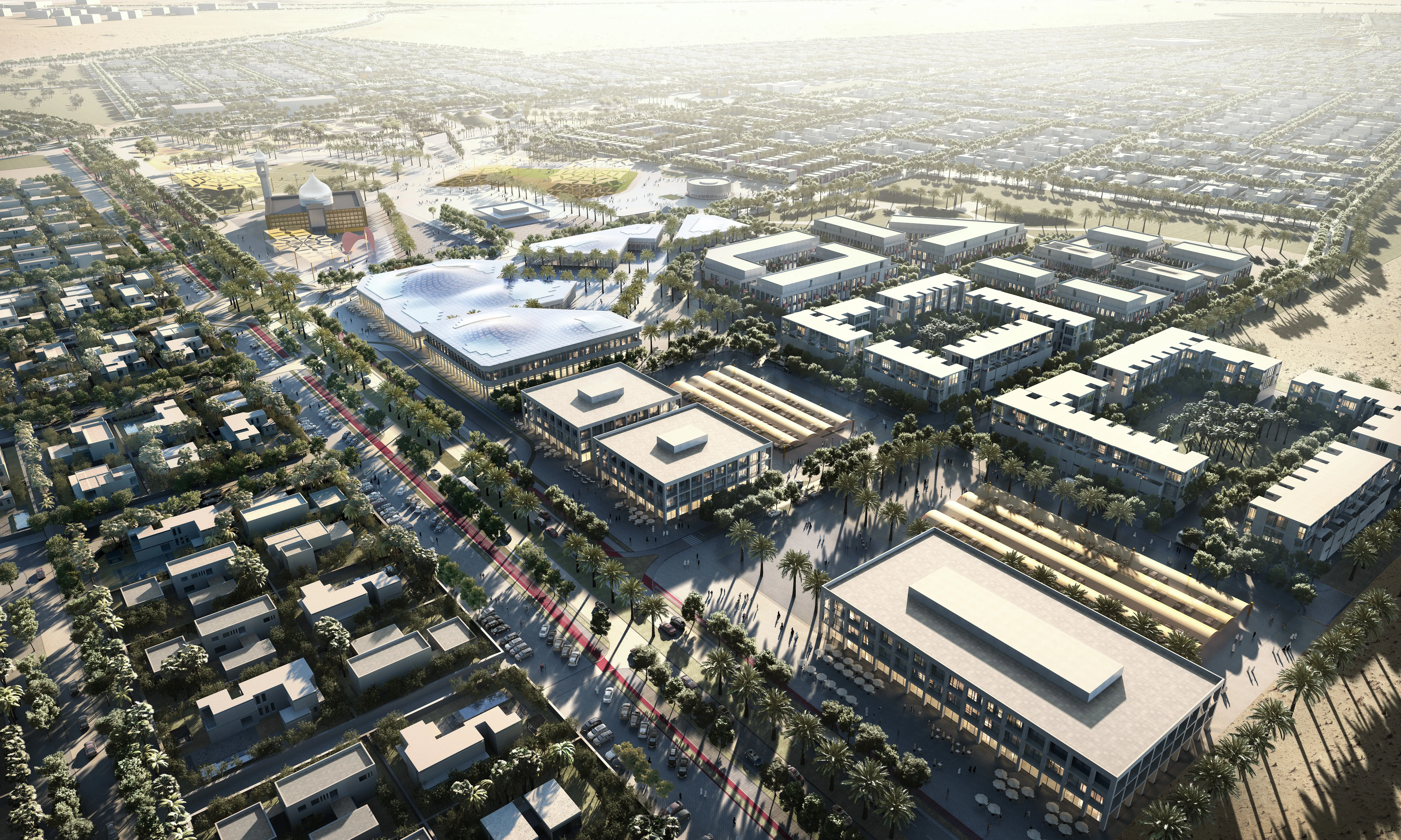 3d architecture Bateen Masterplan