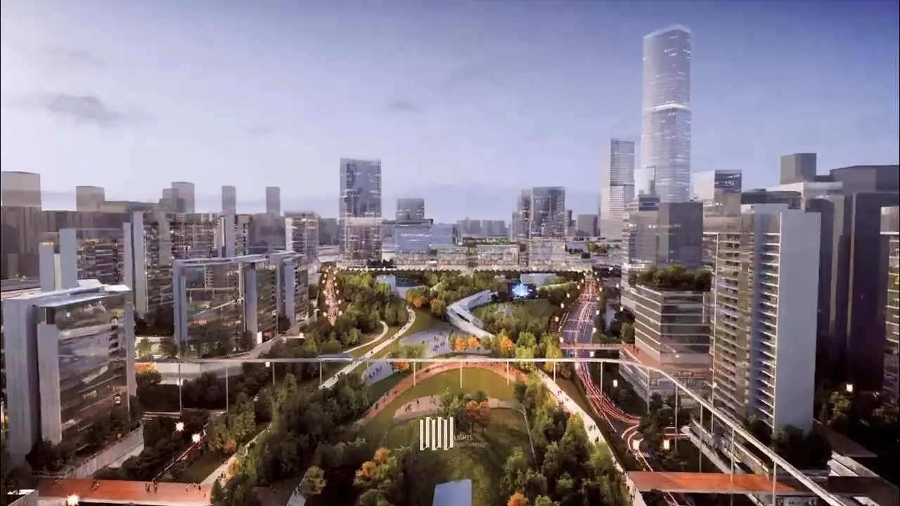 Xili TOD masterplan Aedas-3d architectural