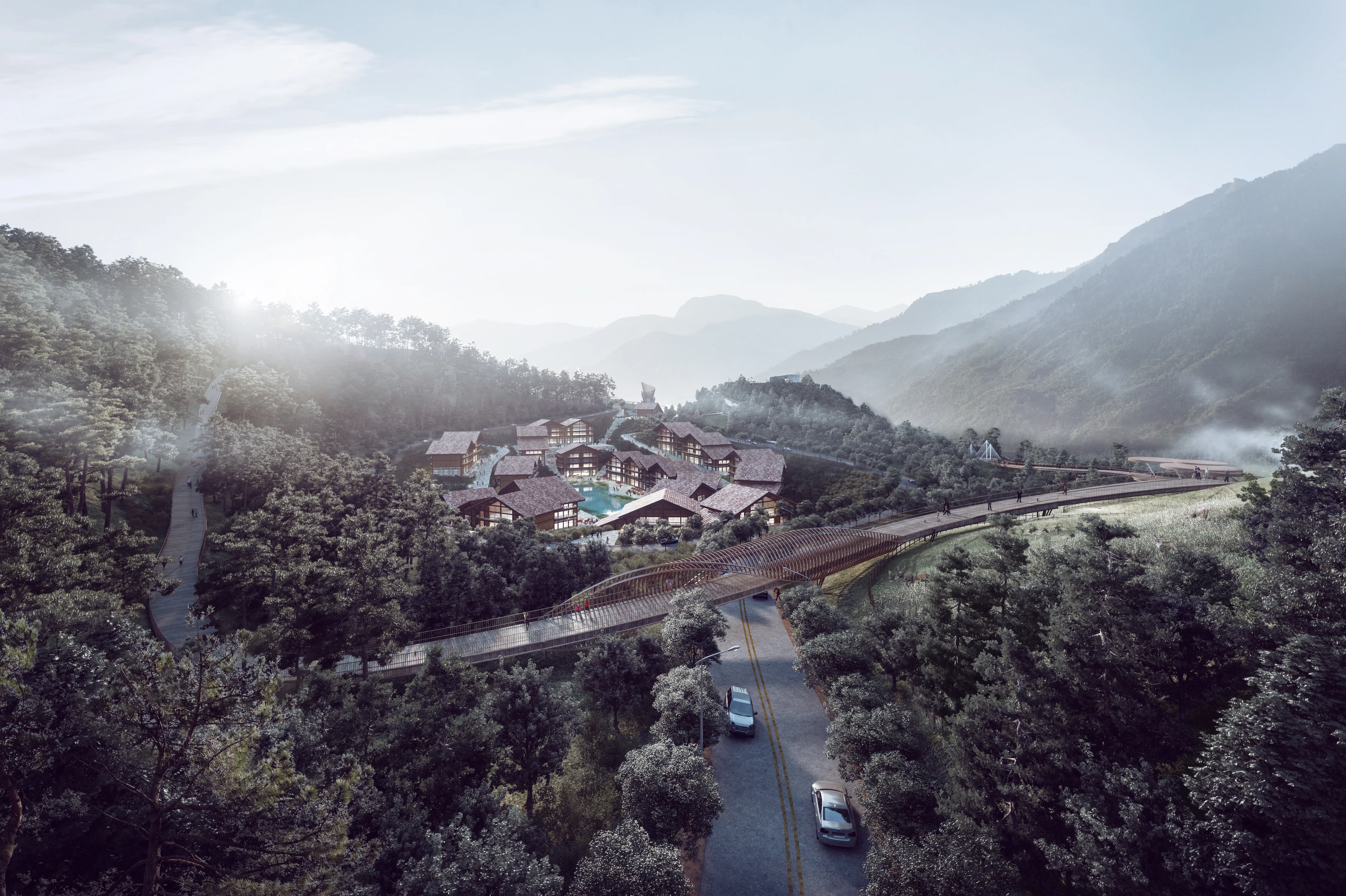 3d architecture-I-1909013Sapa Urban Planning-VIEW SEMI-AREIAL1
